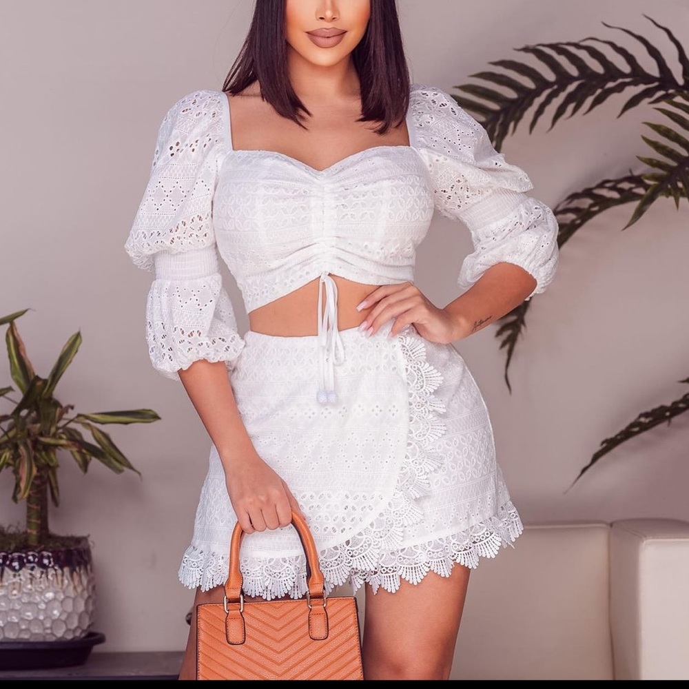 White short set